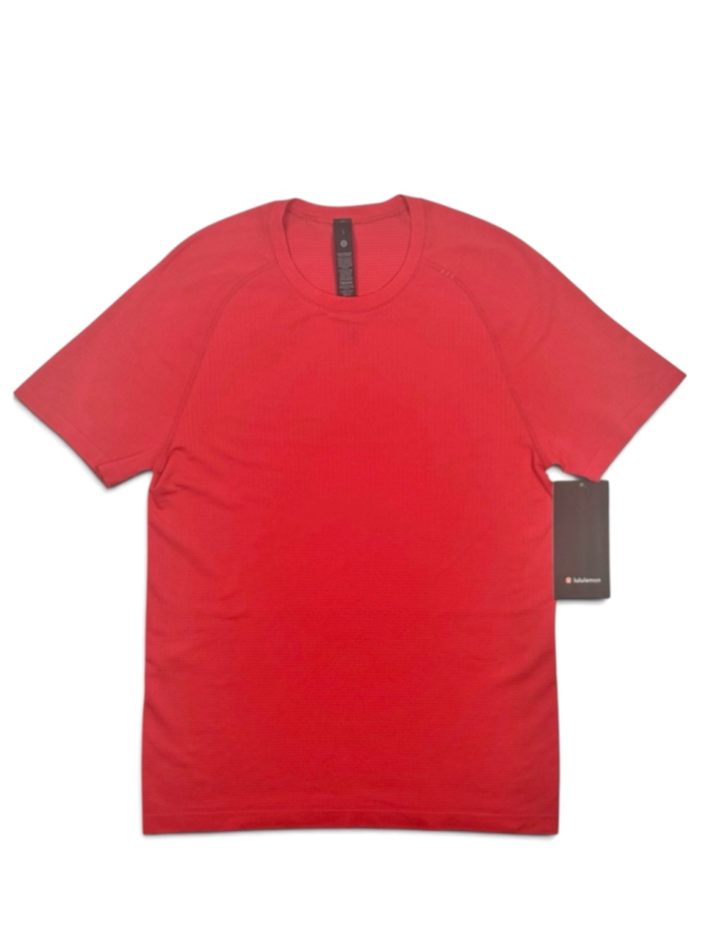 NWT Lululemon Metal Vent Tech Short Sleeve Shirt Red Glow LM3FG2S Men's Size S